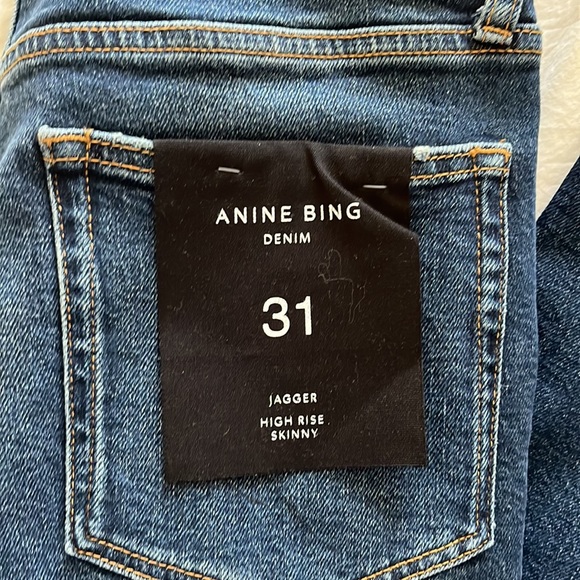 Never worn Anine Bing Jagger jeans - Picture 2 of 4